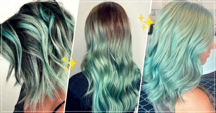 15 ideas to dye your hair in mint tones… you will love it!