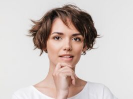 Fall look for medium to short hair